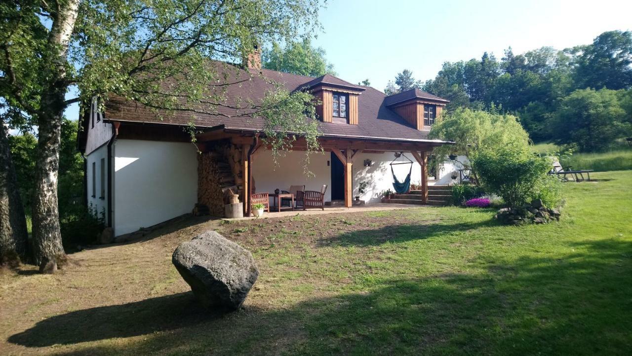 Forest Rustic Apartment Brdy Vesin エクステリア 写真